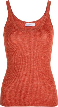 Gabriela Hearst Cinxia Mélange Knit Tank - Orange - S (UK8-10 / S)