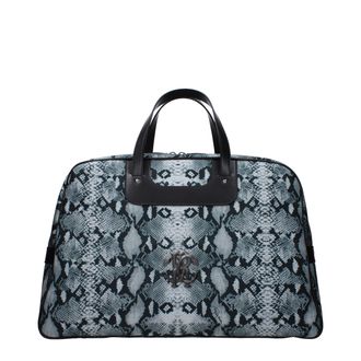 Roberto Cavalli Gray Fabric Luggage And Mens Travel