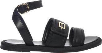 Baldinini Nappa Sandal - Dames - Sandalen - Zwart - 38 EU - Leer - Schoenen