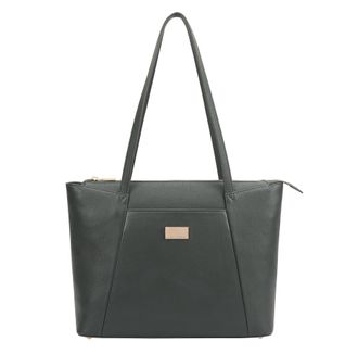 Paul Costelloe Womens Sahara Leather Shoulder Bag - Green - One Size