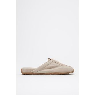 Bimba & Lola Suede And Fabric 13 31 Mule Sneaker in Beige at Nordstrom, Size 38