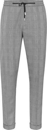 Philipp Plein Geruite joggingbroek - Heren - Chinos - Grijs - 5XL - Katoen - Broeken