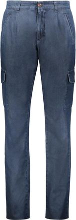 Moorer Uomo, Pantaloni, Blu, M, new