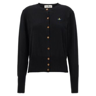 Vivienne Westwood Cardigans, female, Black, Size: XS Bea Cardigan Sweater for Women