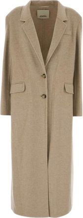 Isabel Marant Clesa Wool Coat - Coats - Mujer - Beige - S