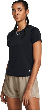 Under Armour Streaker-hardloopshirt voor dames (Zwart)
