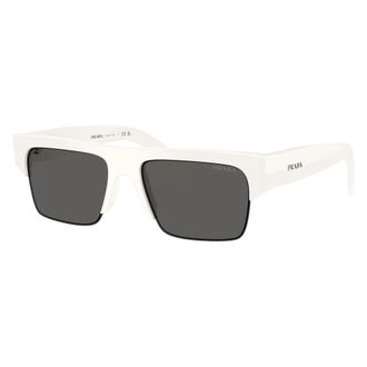Prada Sunglasses, unisex, White, Size: 55 MM 0PR D12Su
