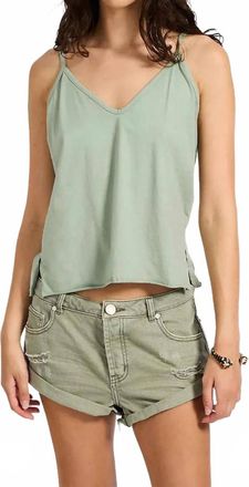 One Teaspoon Bandit Low Rise Short In Super Khaki