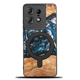 OEM Funda &Uacute;nica Bewood Para Motorola Edge 50 Pro - Planetas - Tierra Con Magsafe