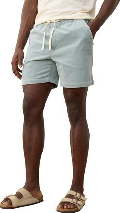 Marine Layer Saturday 6-Inch Corduroy Drawstring Shorts in Sterling Blue at Nordstrom, Size Xx-Large
