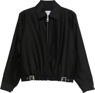 Loewe Jack met gespsluiting en rits - Zwart