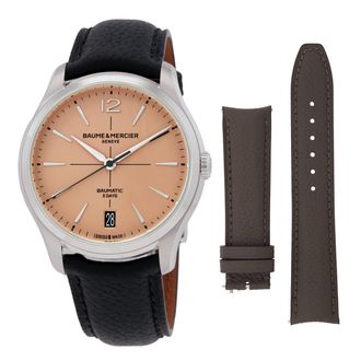 Baume & Mercier Clifton Automatic Salmon Dial Mens Watch M0A10778