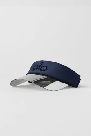 Alo | Airlift Solar Visor Hat in Navy
