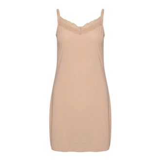 Saint Tropez Abito in pizzo con spalline regolabili - - Dresses - Donna - Beige - S