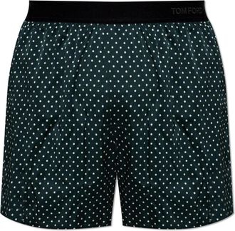 Tom Ford Zijden Boxershorts - Heren - Onderbroek - Groen - XL - Ondergoed