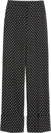 Valentino Garavani Pantaloni con stampa Supergran Plusdepois - Nero