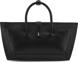 Behno Frida Leather Baguette Top Handle Bag in Black at Nordstrom