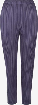 Issey Miyake Gerade Hose aus Satinkrepp