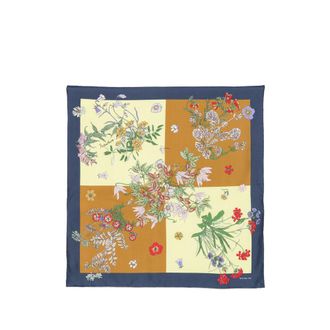 Mantero 1902 Floral-print Square Scarf