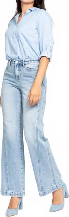 Judy Blue Retro Wide Side Seam Jean In Medium