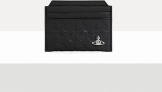 Vivienne Westwood Slim Card Holder Nappa Leather Black One Size Unisex