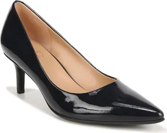 Naturalizer Everly Pump in Navy Blue Patent Leather at Nordstrom, Size 10.5