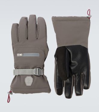 Brunello Cucinelli Guantes de esqu&iacute; con piel