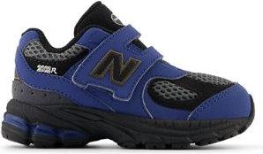 New Balance Infants 2002 Hook & Loop in Blue/Grey Synthetic, size 3.5