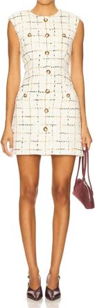 Veronica Beard Tamara Dress In Ecru