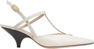 Bally Katy Slingback Leather Pumps, Brand Size 39 ( US Size 8.5 )