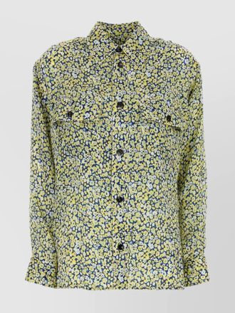 Bottega Veneta printed silk shirt