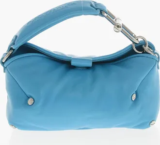 Off-white Leather Top-Handle Bag SAN DIEGO With Studs Off-White
