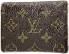 Louis Vuitton Pre-owned Vintage Leren Portemonnee - Dames - Vintage Accessoires - Bruin - ONE Size - Leer - Vintage