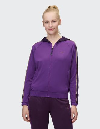 Venice Beach Trainingsjacke VENICE BEACH JACKE GWENDOLYN, Damen, Gr. M (40), crocus_eggplant, Obermaterial: 92% Polyester, 8% Elasthan, Jacken Trainingsjacke