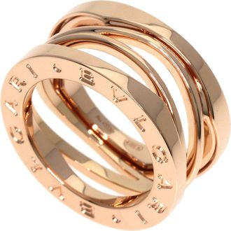 Bulgari Pink Gold Pink Gold (18K) Band Ring (Pre-Owned)
