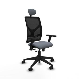 Piqueras y Crespo Silla De Oficina Piqueras Y Crespo Motilla Negro Tela Malla