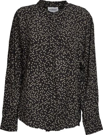 Isabel Marant Catchell Origami Printed Blouse