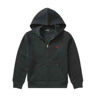 Ralph Lauren Hooded Sweatshirt - male - Ralph Lauren - Kids Sweatshirts - Black - 10 Y - Kids