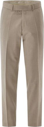 Carl Gross Carl Gross, Heren, Broeken, Beige, Maat: 2XL Wol