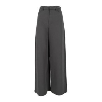 Max Mara Alba Jersey Broek - Dames - Broeken - Grijs - Maat: L Jersey