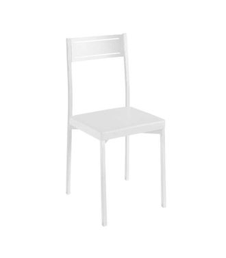 HERDASA Hispanohogar - Pack 4 Sillas Para Comedor Acabado Blanco, 86 Cm(alto)39 Cm(ancho)45 Cm(largo)