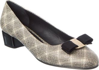 Ferragamo Vara Canvas Pump