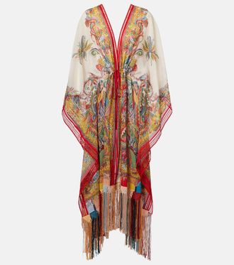 Etro Paisley fringed kaftan