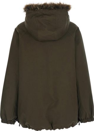VALENTINI 1972 Womens Reversible Parka Green Cotton Coat