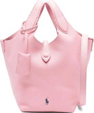 Polo Ralph Lauren Borsa tote con ciondolo - Rosa