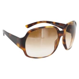 Gucci Pre-owned Accessories, female, Brown, Size: ONE SIZE Pre-owned Plastic Sunglasses