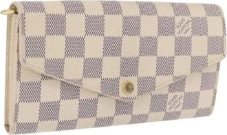 Louis Vuitton Pre-owned Sarah Long Wallet - Dames - Vintage Clutch - Wit - ONE Size - Vintage