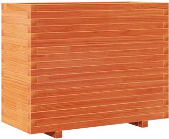 vidaXL Garden Planter Wax Brown 90x40x72 cm Solid Wood Pine Vidaxl