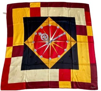 Cartier Printed Silk Square Scarf 86x86cms