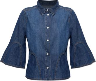 Munthe Vunna Denim Shirt - Dames - Spijkeroverhemden - Blauw - XS - Denim - Overhemden